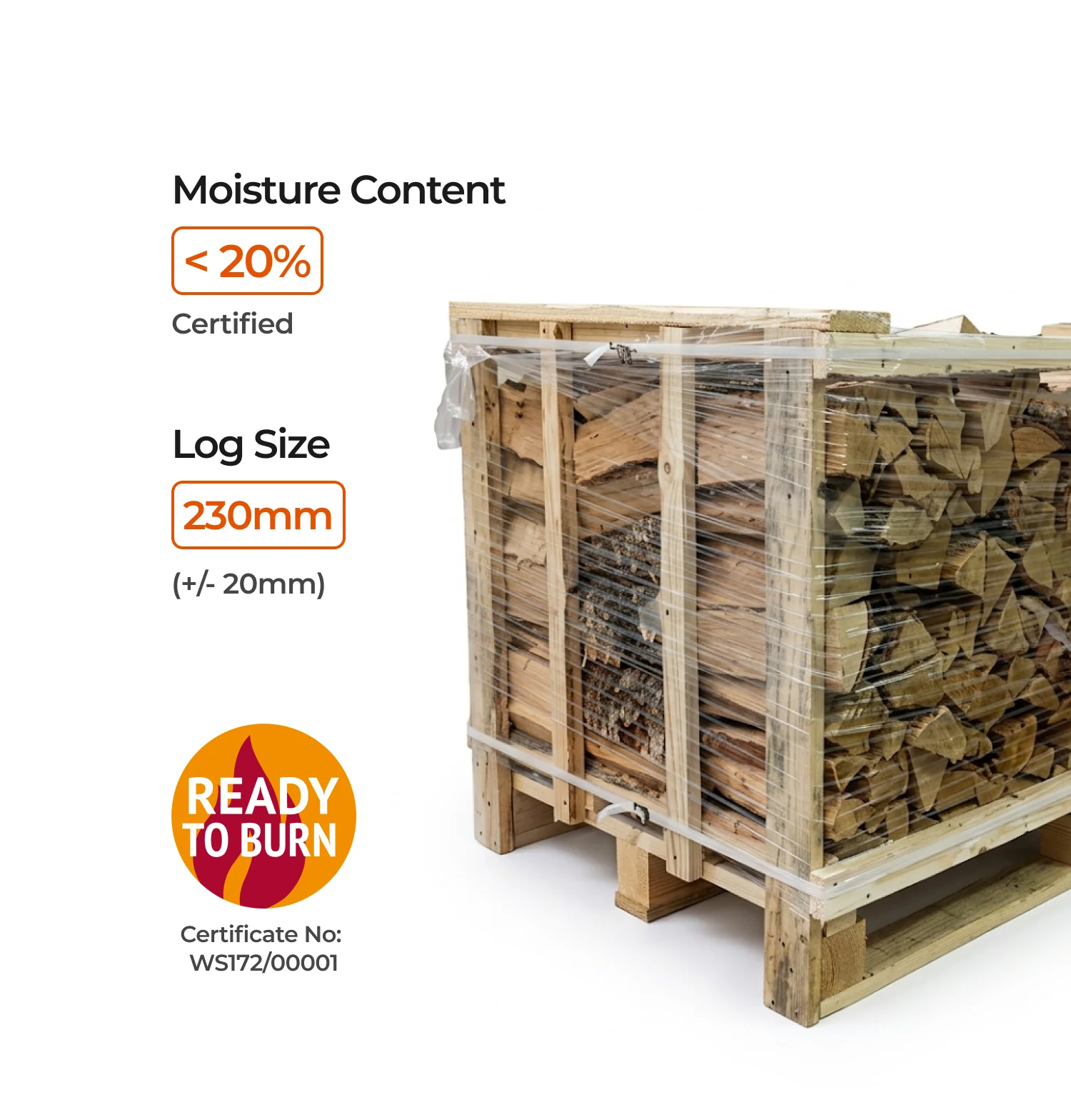 Homefire Kiln Dried Firewood - Standard Crate - Image 4