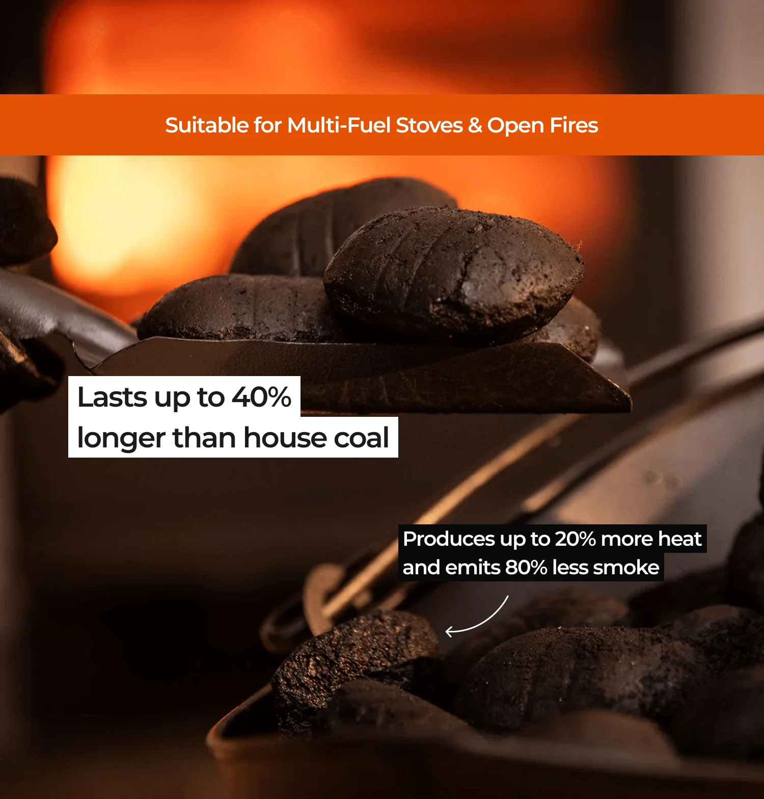Homefire Ovals Smokeless Coal 25kg - Image 3