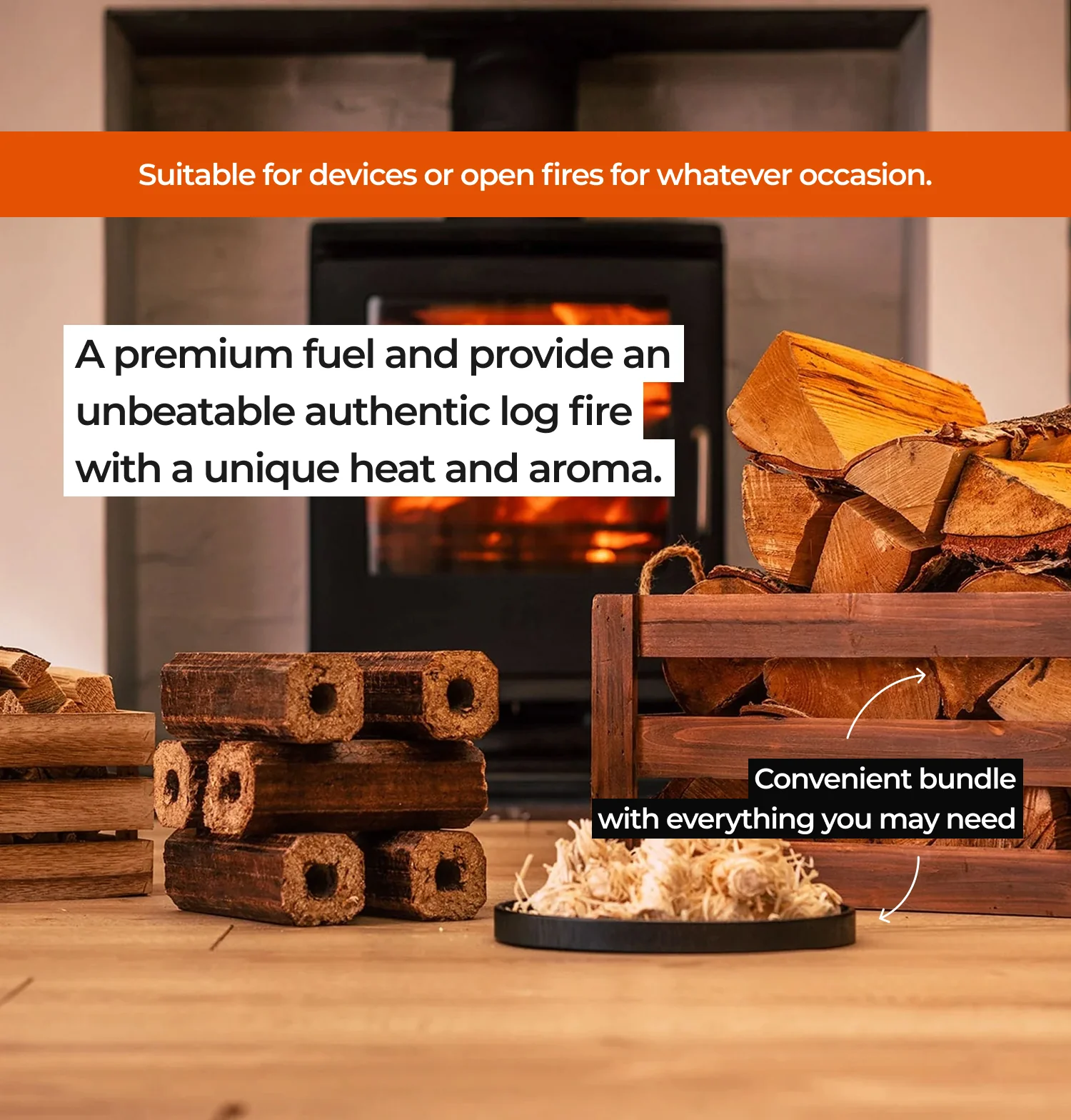 Spring Log Burner Starter Kit - Image 3