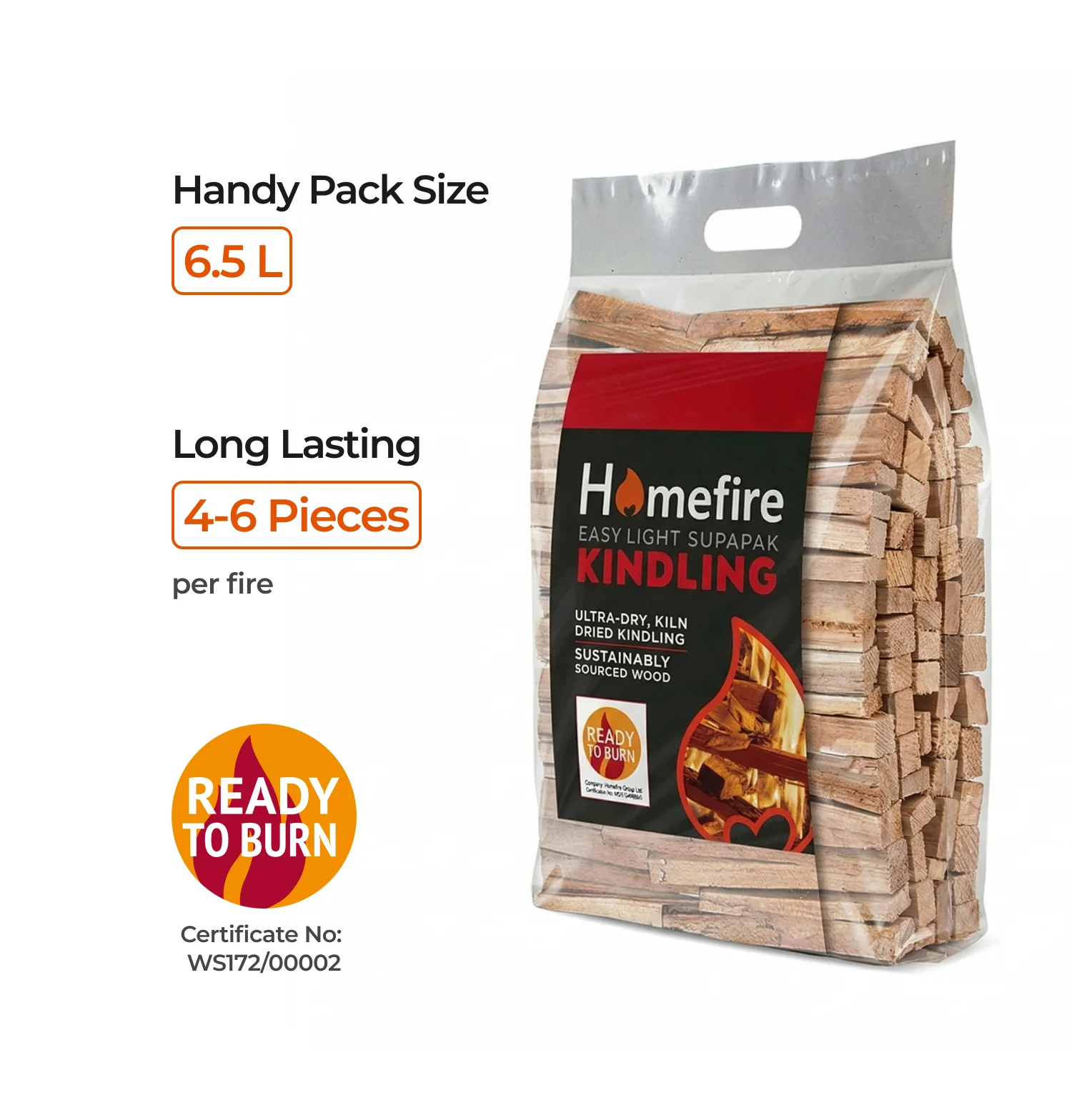 Supapak Kiln Dried Kindling Wood - 6.5L - Image 5